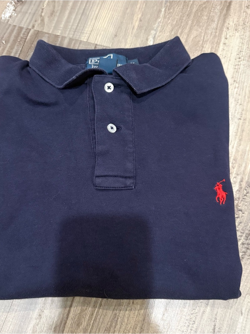 Polo Ralph Lauren Navy Blue Short Sleeve Mens SZ M Polo Shirt
